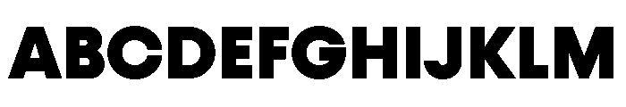 Konnect Black Font UPPERCASE