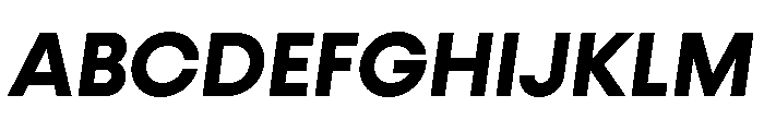 Konnect Bold Italic Font UPPERCASE