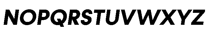 Konnect Bold Italic Font UPPERCASE