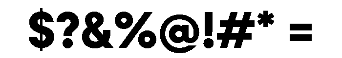 Konnect Bold Font OTHER CHARS