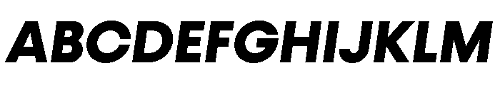 Konnect Extra Bold Italic Font UPPERCASE
