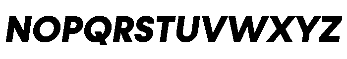 Konnect Extra Bold Italic Font UPPERCASE