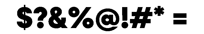 Konnect Extra Bold Font OTHER CHARS