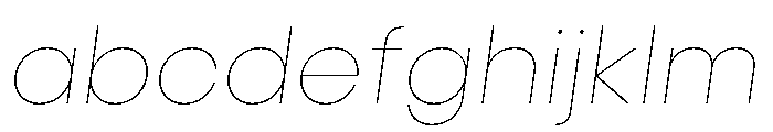 Konnect Hairline Italic FONT