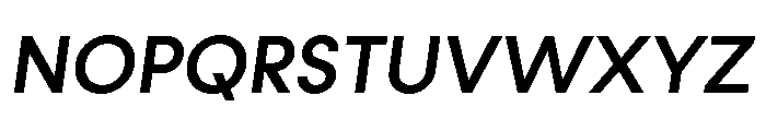 Konnect Medium Italic Font UPPERCASE