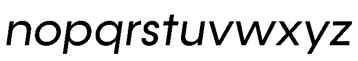 Konnect Regular Italic Font LOWERCASE