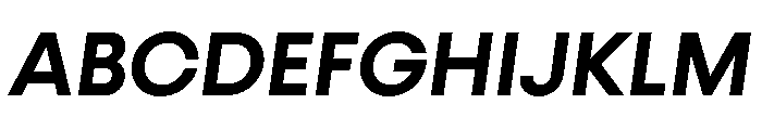 Konnect Semi Bold Italic Font UPPERCASE