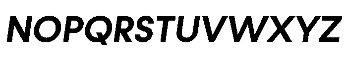 Konnect Semi Bold Italic Font UPPERCASE
