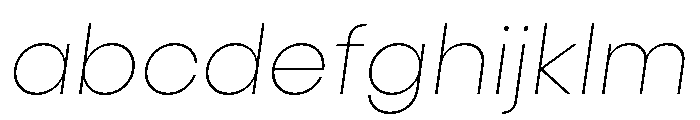 Konnect Thin Italic FONT
