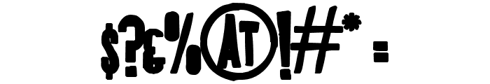 K.P. Duty - Frazzled JL Font OTHER CHARS