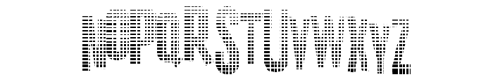 K.P. Duty Textured JL Font UPPERCASE