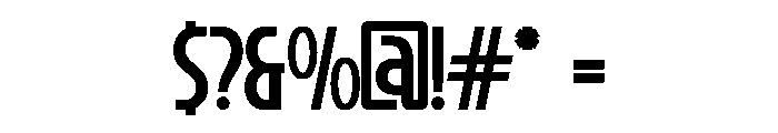 KRANEZI-Regular Font OTHER CHARS