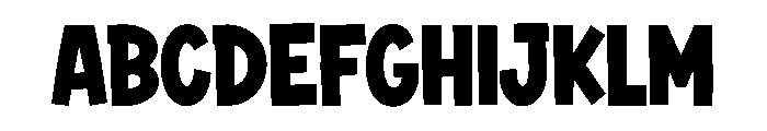 KRAZZO Font UPPERCASE