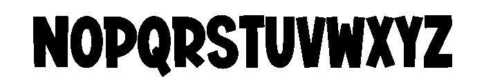 KRAZZO Font UPPERCASE