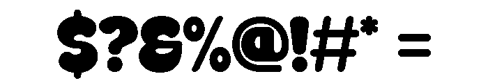 KROMBIE Regular Font OTHER CHARS