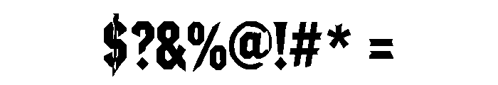 KRYVANE Font OTHER CHARS