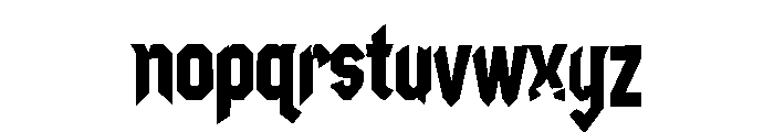 KRYVANE Font LOWERCASE