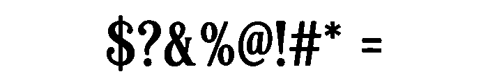 KRYVESSA Font OTHER CHARS