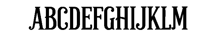 KRYVESSA Font UPPERCASE