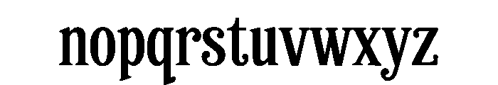 KRYVESSA Font LOWERCASE