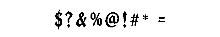 KRYVON Font OTHER CHARS