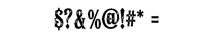 KRYVORNE Font OTHER CHARS