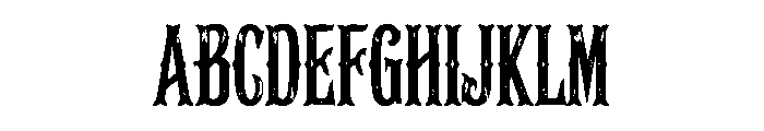 KRYVORNE Font UPPERCASE