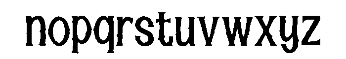 Kraper Regular Font LOWERCASE