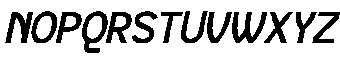 Kravely Italic Font UPPERCASE