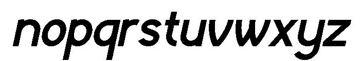 Kravely Italic Font LOWERCASE