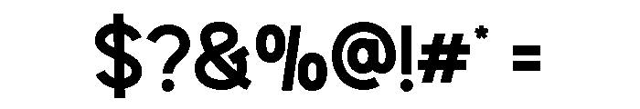 Kravely Regular Font OTHER CHARS