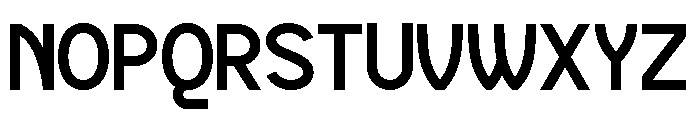 Kravely Regular Font UPPERCASE