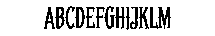 Kravelyn Font UPPERCASE