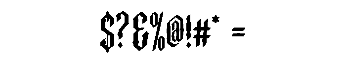 Kraventh Font OTHER CHARS