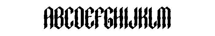 Kraventh Font UPPERCASE