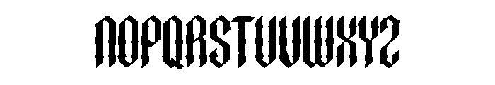 Kraventh Font UPPERCASE