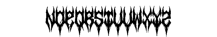 Kreanox Font LOWERCASE