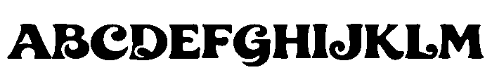 Krembo Display Font UPPERCASE