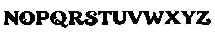 Krembo Display Font UPPERCASE