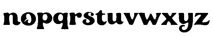 Krembo Display Font LOWERCASE