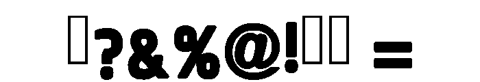 Kremlin Bold Regular Font OTHER CHARS