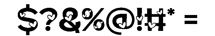 Kresly Lovers Regular Font OTHER CHARS