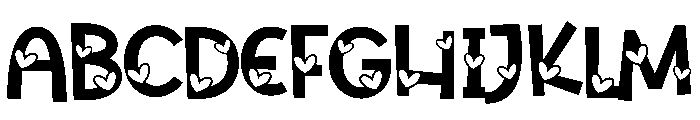 Kresly Lovers Regular Font UPPERCASE