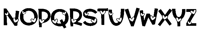 Kresly Lovers Regular Font UPPERCASE