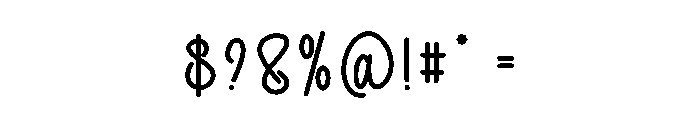 Kringle Blush Font OTHER CHARS