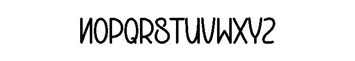 Kringle Blush Font LOWERCASE