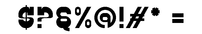 Kroned Font OTHER CHARS