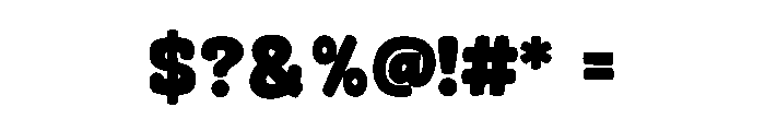 Kroovy Font OTHER CHARS