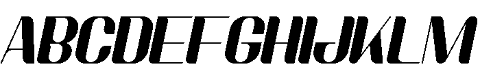 Krousta Italic Font UPPERCASE