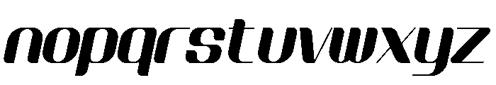 Krousta Italic Font LOWERCASE